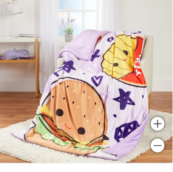 Squishmallows Snuggle Throw soft, NWT, Just Lunchin - Picture 1 of 4